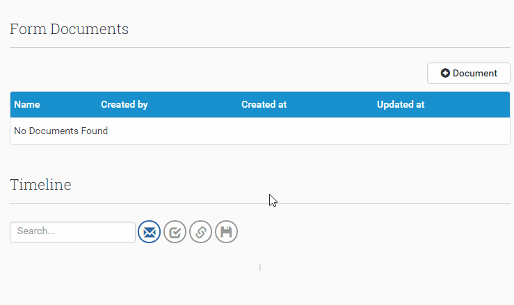 Every Opportunity has a customisable Timeline