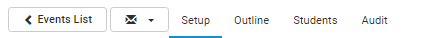 You can view and edit your Event information from these controls