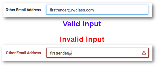 Email Address Attribute Validation