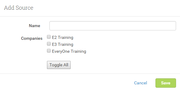 Add Sources dialog box