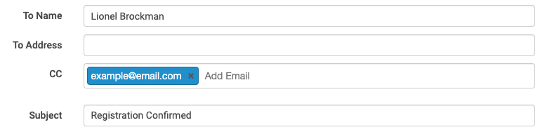 Example showing missing To address