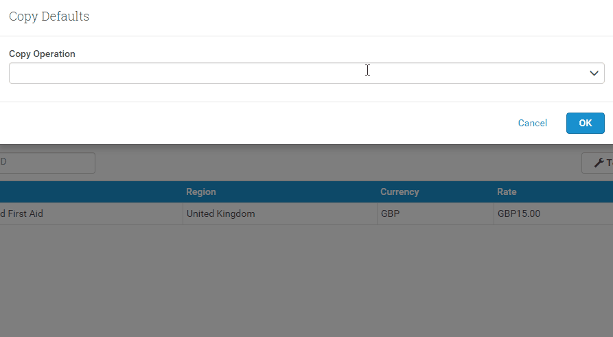 Copying default instructor rates to instructors