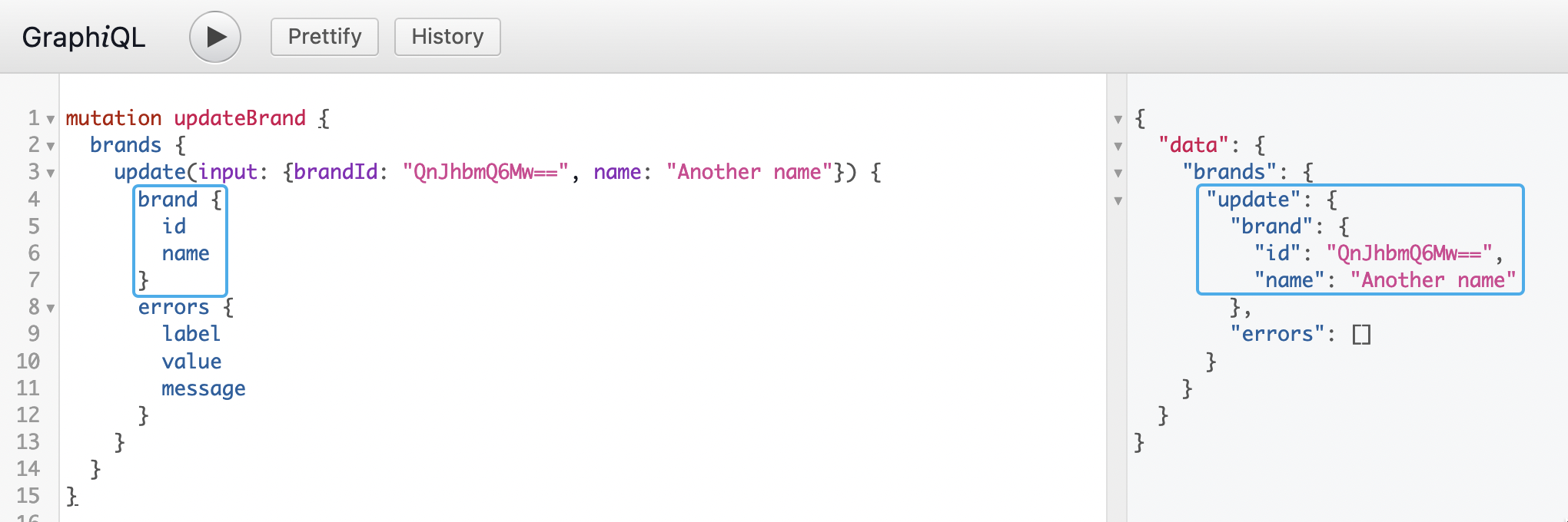 Advanced webhook filter example